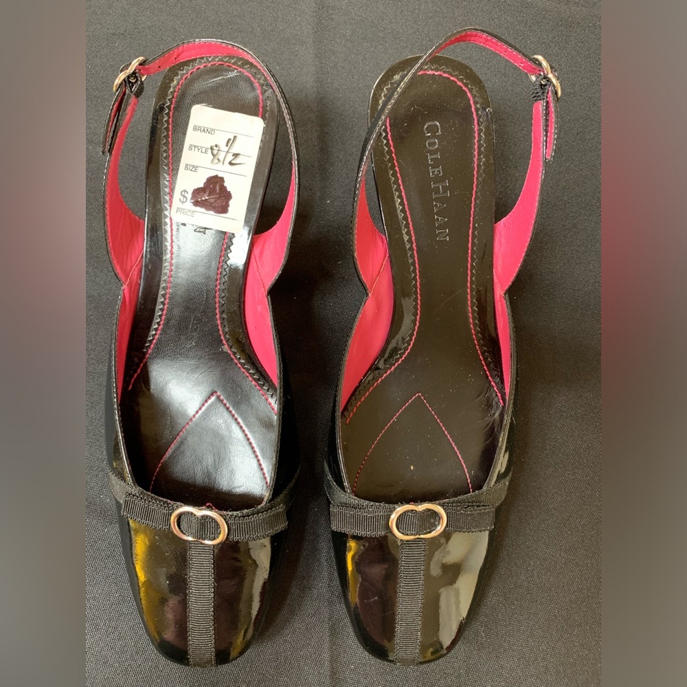 Cole Haan Women’s closed toe sandals Patent leather Size: 8.5 Good Condi…